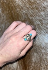 Kingman Turquoise Ring size 8