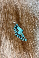 SS Kingman Turquoise Pendant