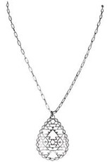 Justin Necklace Paperclip Chain w/SW Filigree