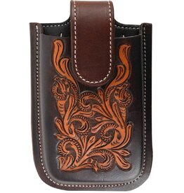 Classic Equine Floral Tooled iphone Holder