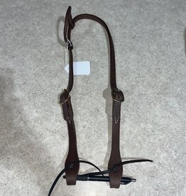 Dutton Bits Double Stitched One Ear Headstall w/ties