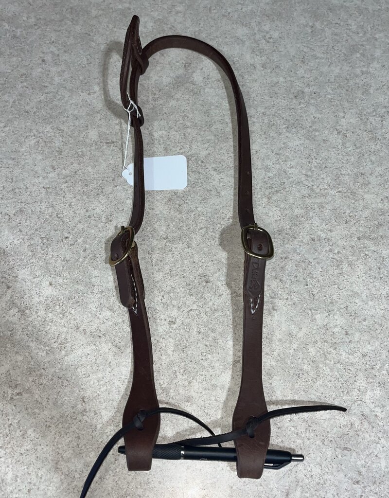 Dutton Bits Double Stitched One Ear Headstall w/ties