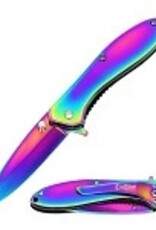 MTech USA 4" Closed Rainbow Spectrum Titanium