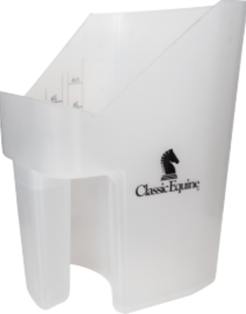 Classic Equine Feed Scoop w/measurements