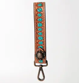 American Darling Tooled Keychain w/Turquoise