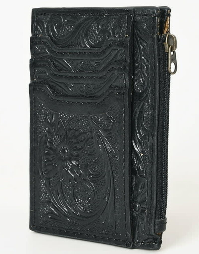 American Darling Card-Holder Hand Tooled Genuine Leather