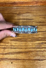 Boho Sol Turquoise Multiple Teardrop Cuff