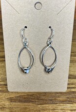 Boho Sol Howlite Mini Twist Earrings