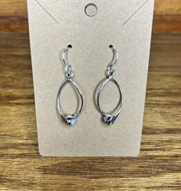 Boho Sol Howlite Mini Twist Earrings