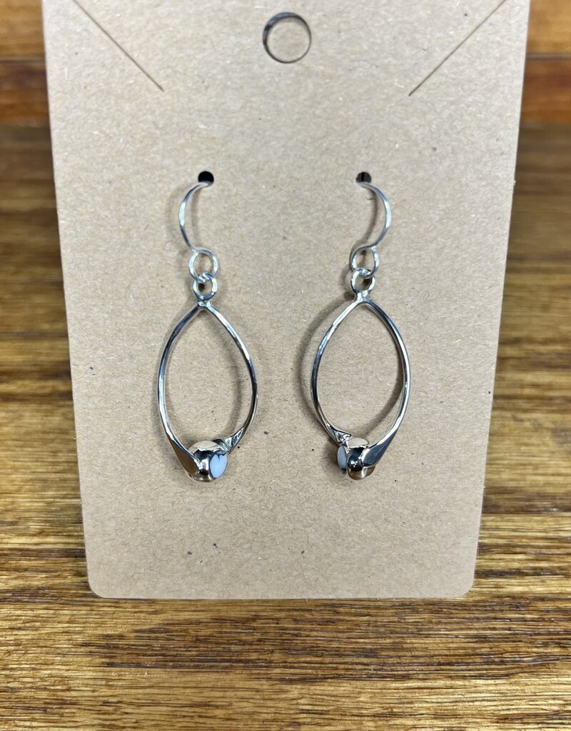 Boho Sol Howlite Mini Twist Earrings