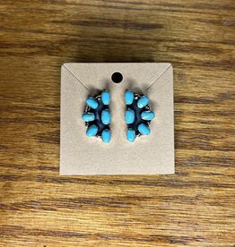 Boho Sol Chunky Cluster Post Earring
