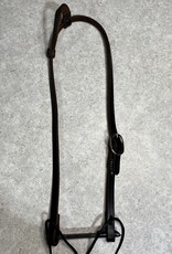 Dutton Bits One Ear Headstall w/ties, single adj