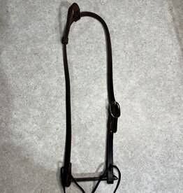 Dutton Bits One Ear Headstall w/ties, single adj