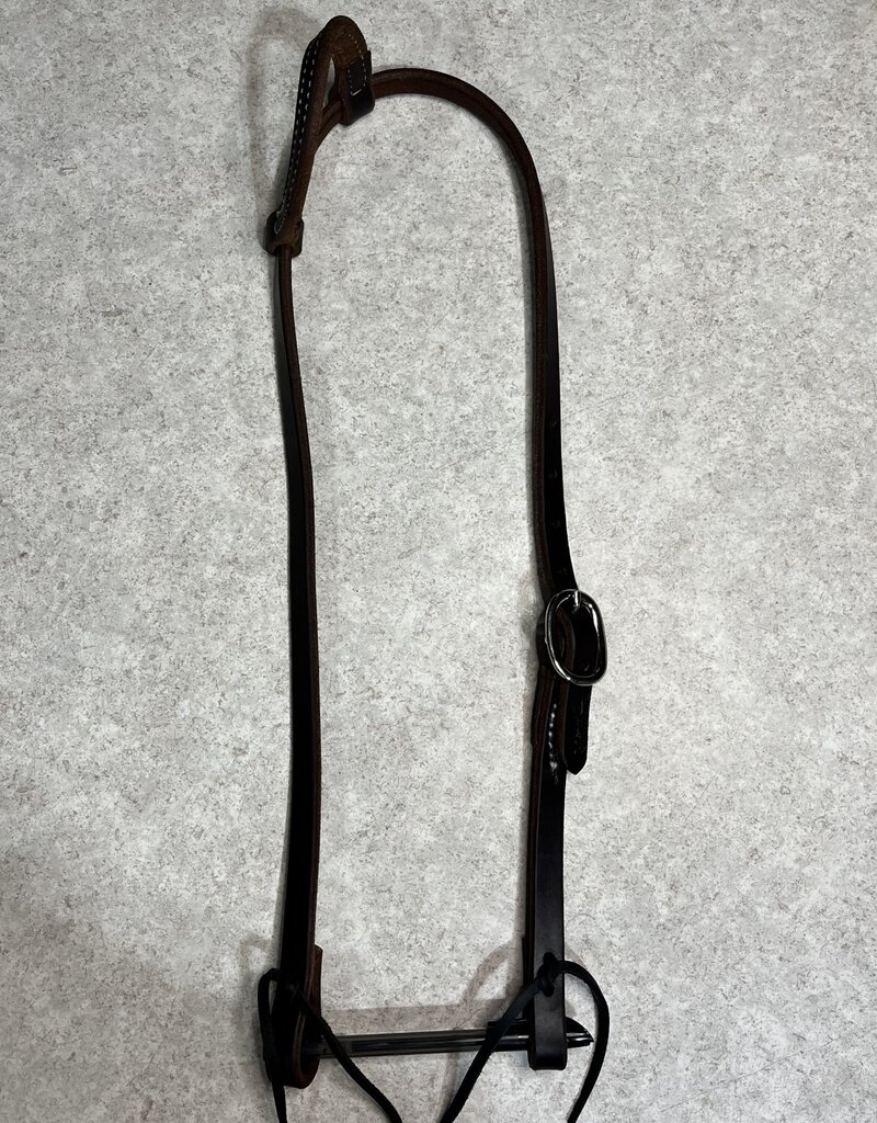 Dutton Bits One Ear Headstall w/ties, single adj