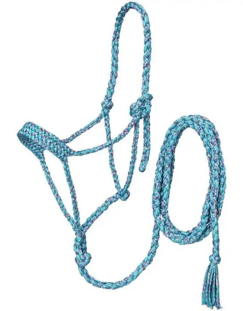 JT International Mule Tape Halter w/10' Lead