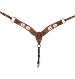 Classic Equine Card Suite Chocolate Breast Collar