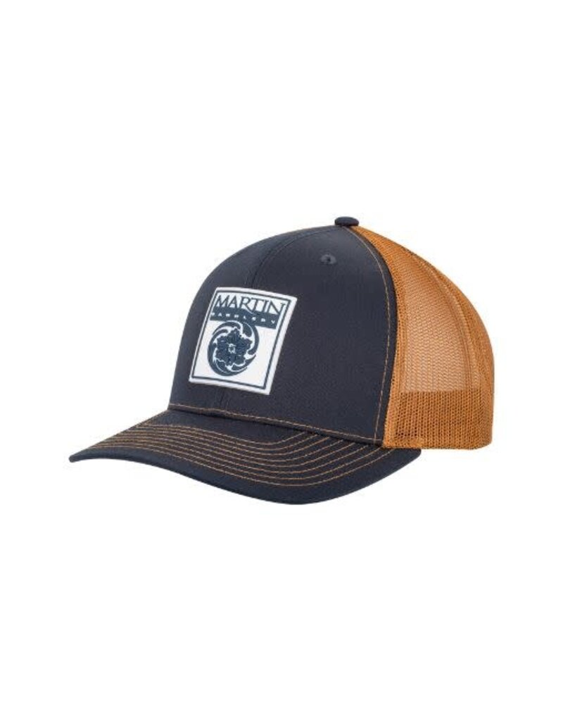 MARTIN Rubber Patch Cap Navy/Caramel