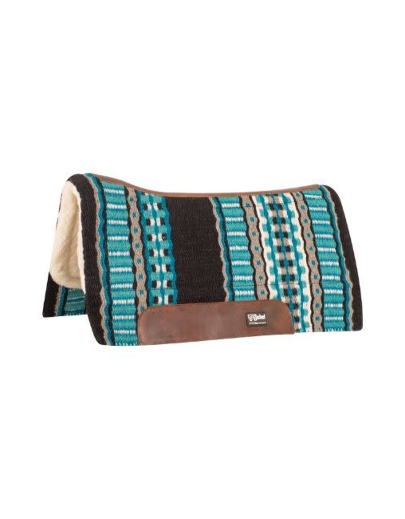 Cashel Performance Felt Pad Blanket Top 32x34 blk/turq