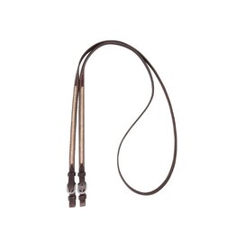 MARTIN Rawhide Laced Roping Rein 5/8" buckle ends
