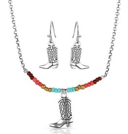 Montana Silversmiths Colorstruck Cowboy Boot Beaded Jewelry Set