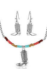 Montana Silversmiths Colorstruck Cowboy Boot Beaded Jewelry Set
