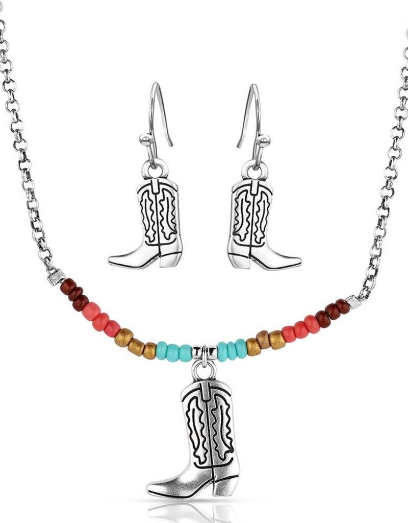Montana Silversmiths Colorstruck Cowboy Boot Beaded Jewelry Set