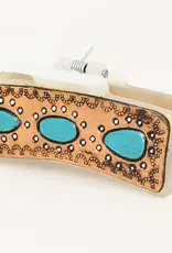 American Darling Hand Tooled Hair Clip