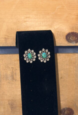 Boho Sol Multi Dot Turquoise Earrings