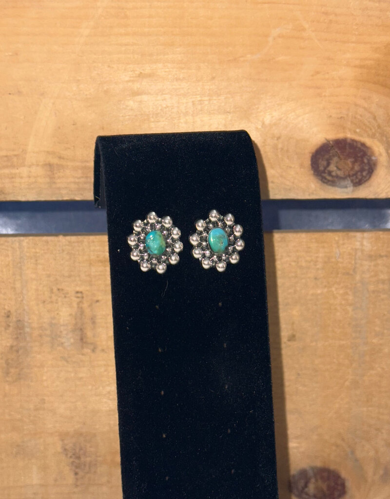 Boho Sol Multi Dot Turquoise Earrings