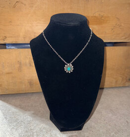 Boho Sol Multi Dot Turquoise Necklace