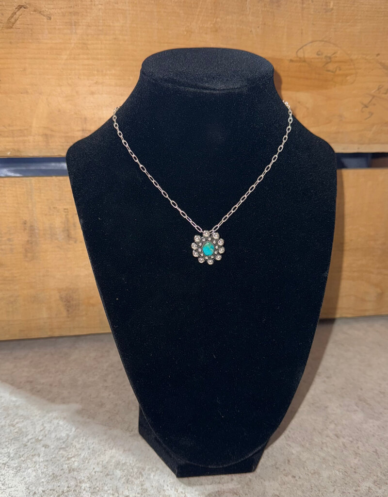 Boho Sol Multi Dot Turquoise Necklace