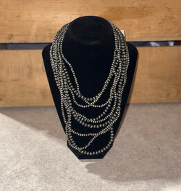 Lost & Found Trading Company 9 Strand Faux Pearl Necklace