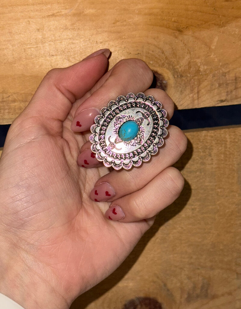 Accessories To Go Large Concho ADJ Ring