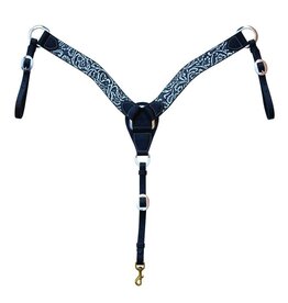 Professional's Choice 2" Contoured BW Paisley Breast Collar