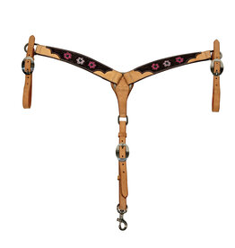 Professional's Choice Pony Breast Collar Pink Flower