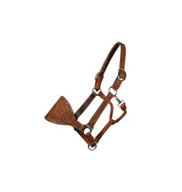 Professional's Choice Chocolate Floral RO Bronc Halter