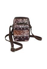 Tony Lama Bag Hair on Print w/Steer Skulls