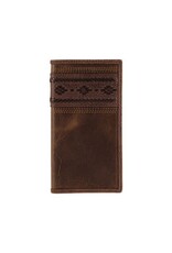 Red Dirt Hat Co Rodeo Wallet Embossed w/Whip Stitch