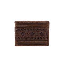 Red Dirt Hat Co Bifold Wallet Embossed w/Whip Stitch