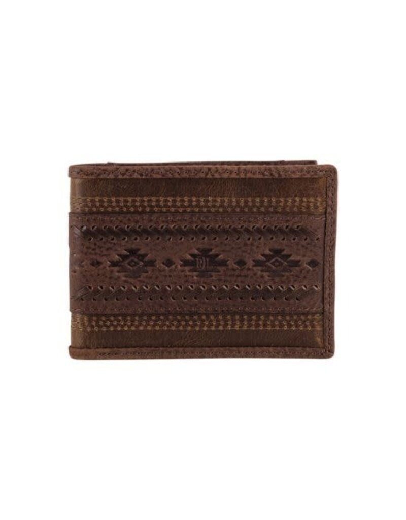 Red Dirt Hat Co Bifold Wallet Embossed w/Whip Stitch