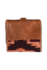 Justin Small Wallet Purple Aztec