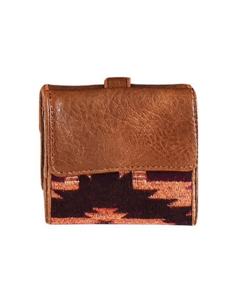 Justin Small Wallet Purple Aztec