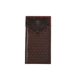Justin Junior Rodeo Wallet Embossed Yoke w/Steer