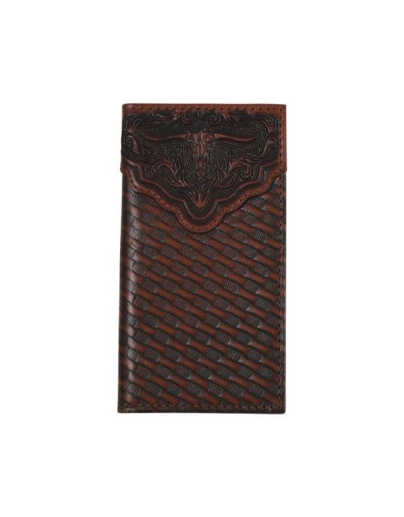 Justin Junior Rodeo Wallet Embossed Yoke w/Steer
