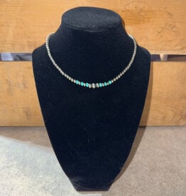 Boho Sol Turquoise/Pearl Mixed Necklace