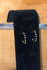 Boho Sol Onyx Mini Inlay Hoop