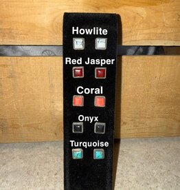 Boho Sol Howlite Square Studs