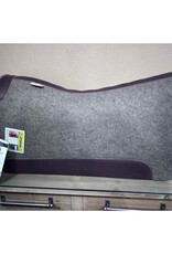 5 Star Equine Products 1" No Gullet Hole Grey Felt Roper Pad 32"x30"