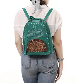 American Darling Turquoise Backpack with Tooling