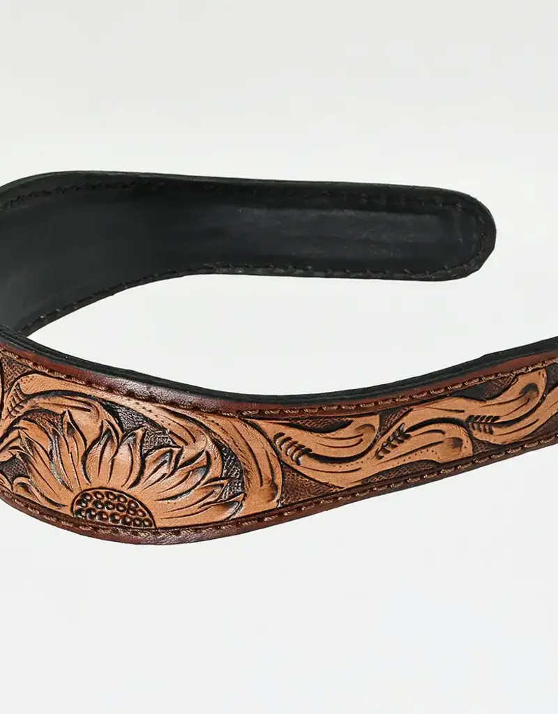 American Darling Tooled Leather Headband